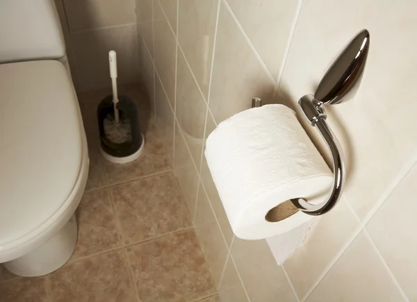 Туалетная бумага на роликах — стоковое фото