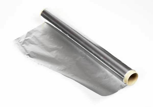 Rollo de papel de aluminio — Foto de Stock