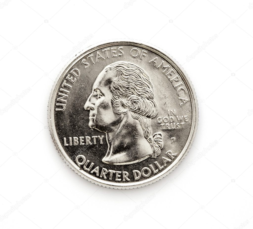 Quarter dollar coin