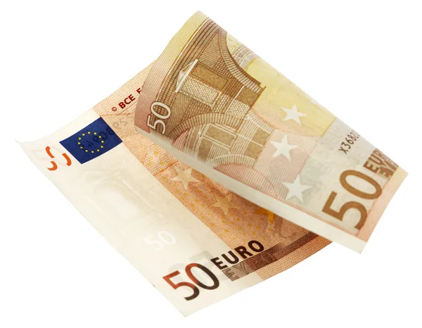 Банкнота п'ятдесят євро — стокове фото