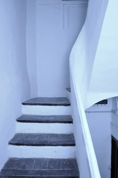 Niebieski schodów — Zdjęcie stockowe