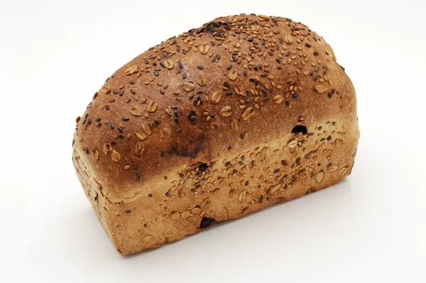 面包在白色背景 免版税图库照片