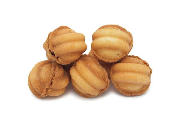 Cookie-uri stivuite, izolate — Fotografie, imagine de stoc