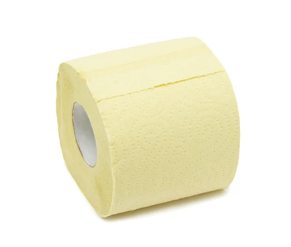 Rolo de papel higiénico isolado — Fotografia de Stock