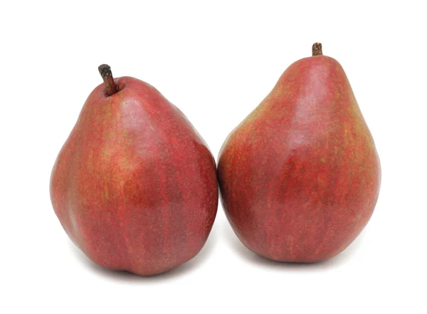 Red pears, isolated — Stock Photo, Image