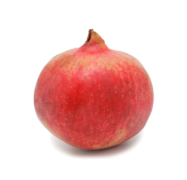 Red pomegranate, isolated — Stock Photo, Image
