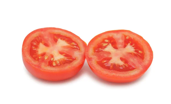 Tomates rojos maduros, aislados — Foto de Stock