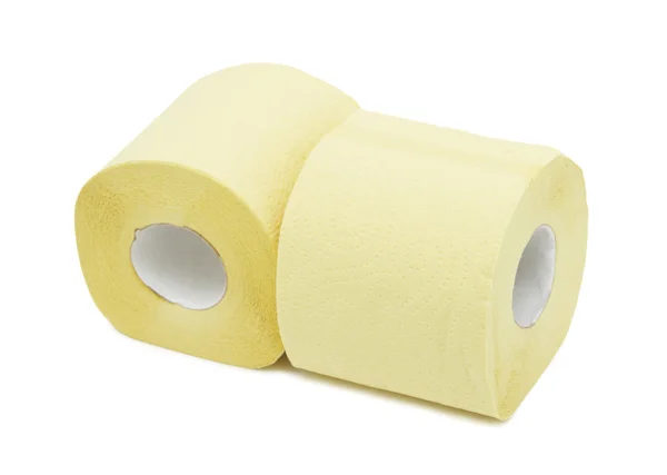 Rollos de papel higiénico, aislados —  Fotos de Stock