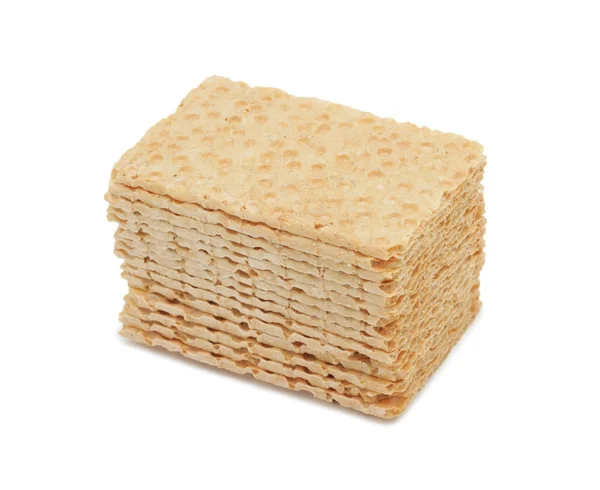 Pane tipo cracker, isolato — Foto Stock