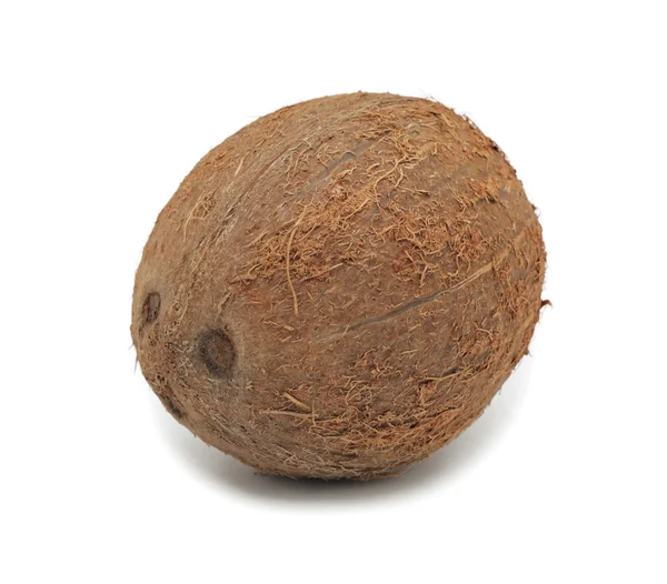 Kokos, na białym tle — Zdjęcie stockowe