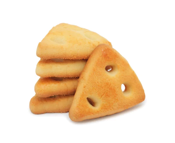 Mucchio di cookie, isolato — Foto Stock