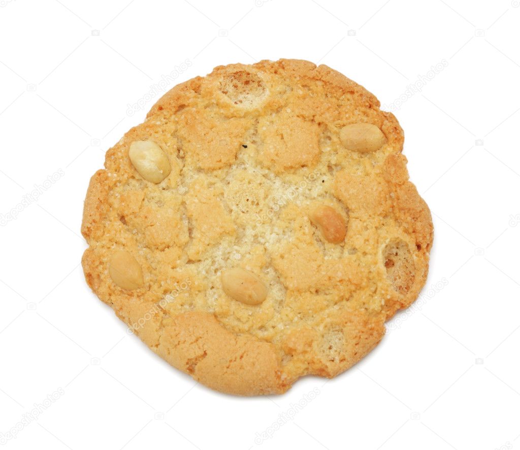 Nut Cookie, isolated
