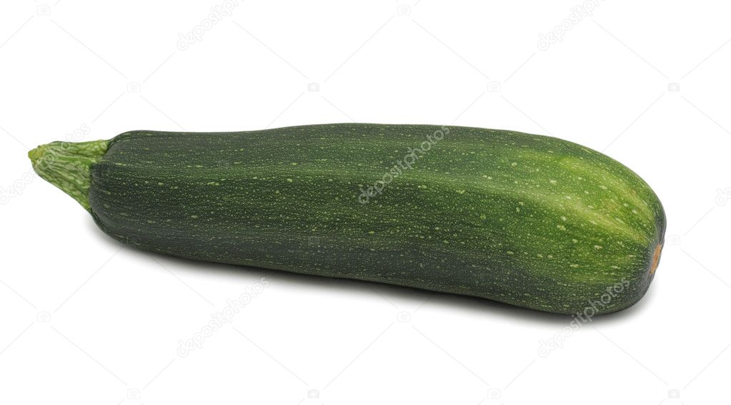 Courgette (Zucchini), isolated