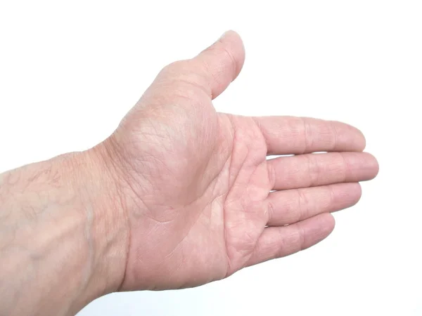 Die Hand, die eine Richtung angibt — Stockfoto