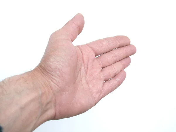 A mão especificando uma direção — Fotografia de Stock