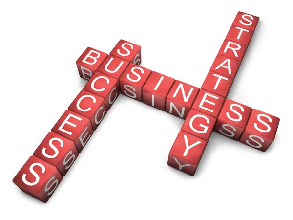 Business Success Strategy Puzzle — Stock Photo, Image