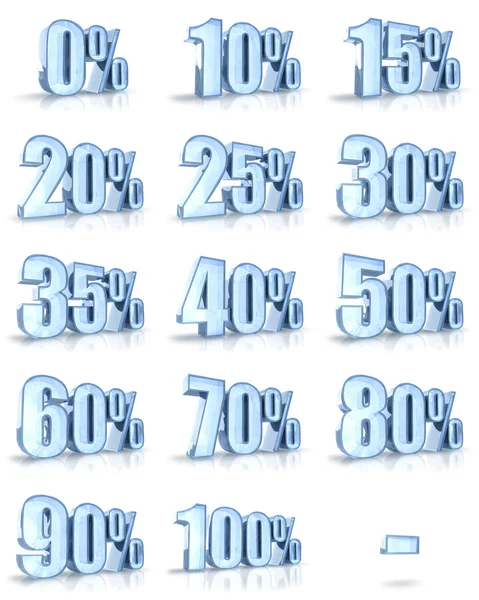 Ice procent Taggar — Stockfoto