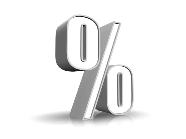 Percentagem de brancos — Fotografia de Stock