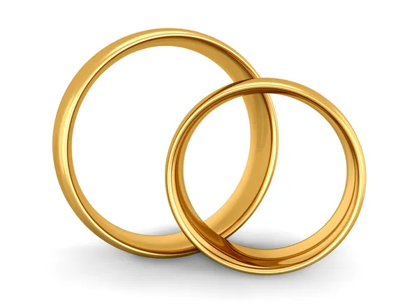 Wedding Gold Rings — Stock Photo, Image