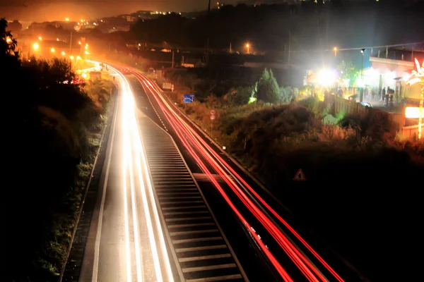 stock image Night road