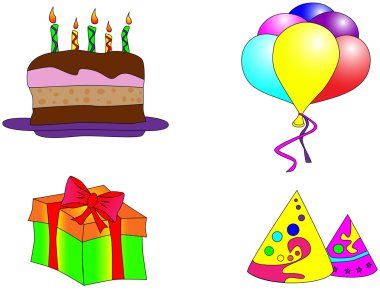 Bithday collage clipart