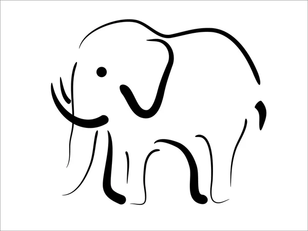 Słoń — Wektor stockowy