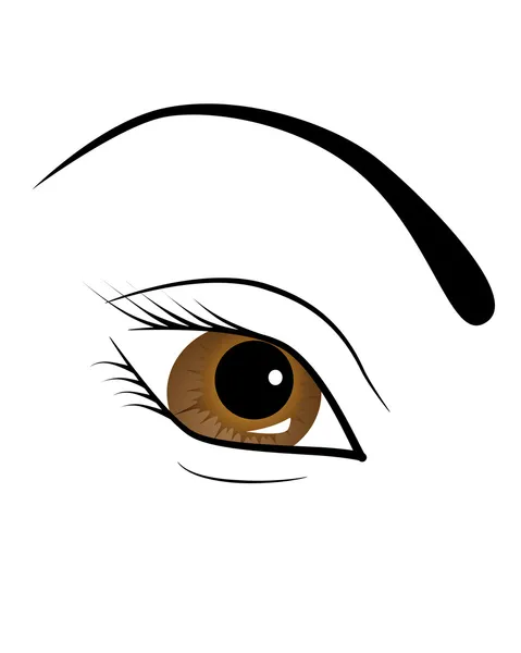 Auge — Stockvektor