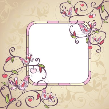 Cute card clipart