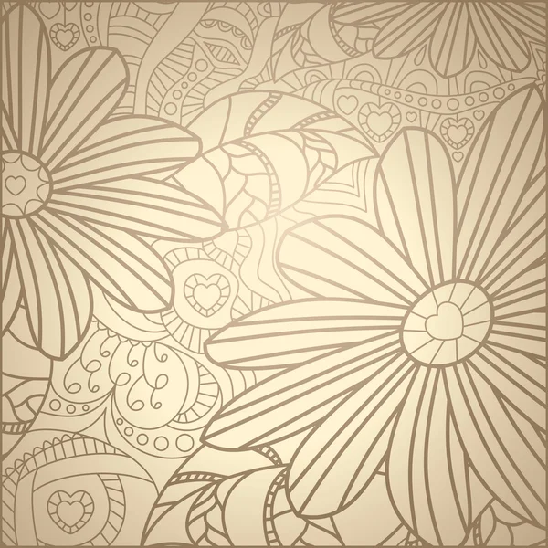 Mignon motif floral — Image vectorielle