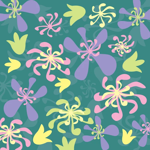 Abstrait vecteur floral fond — Image vectorielle
