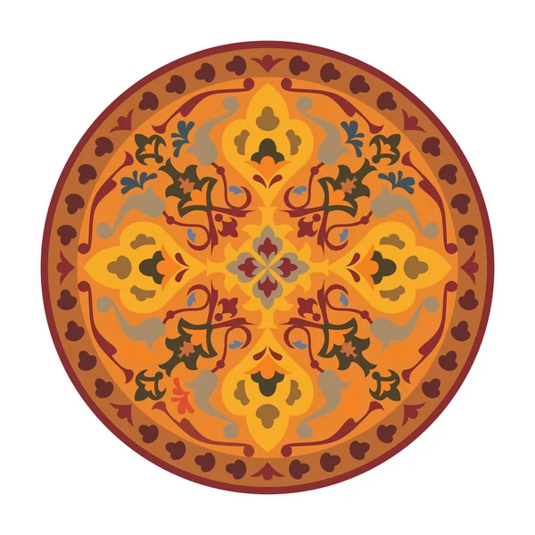 Persian circle ornament — Stock Vector