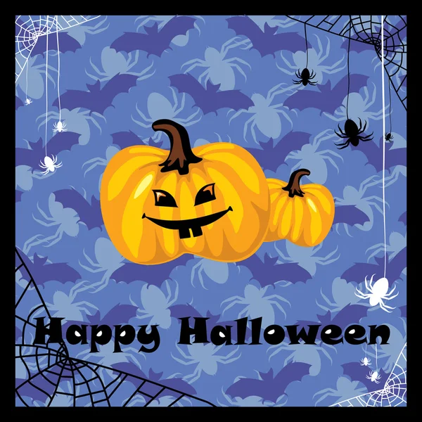 Saludo tarjeta de Halloween — Vector de stock