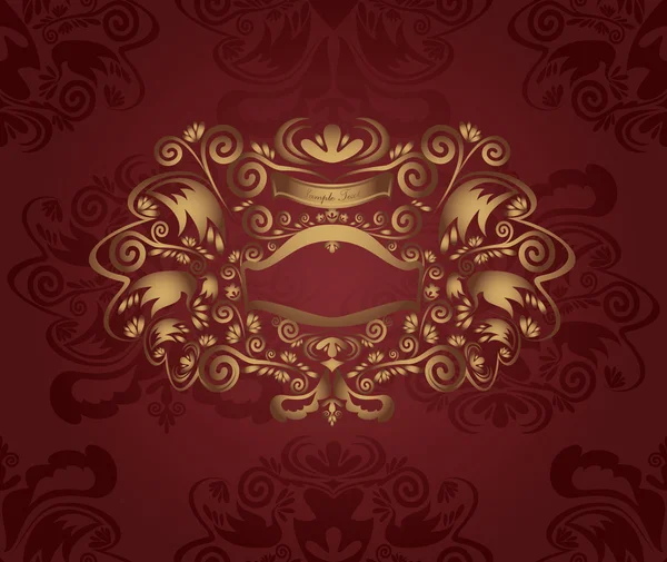Cadre royal abstrait — Image vectorielle