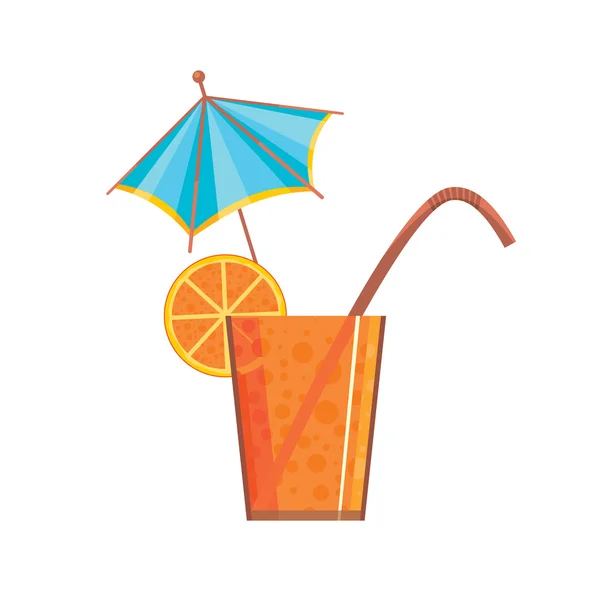 stock vector Orange cocktail