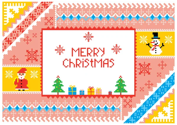 功妙なクリスマス カード — ストックベクタ