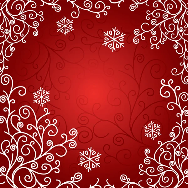 Carte de Noël artistique — Image vectorielle