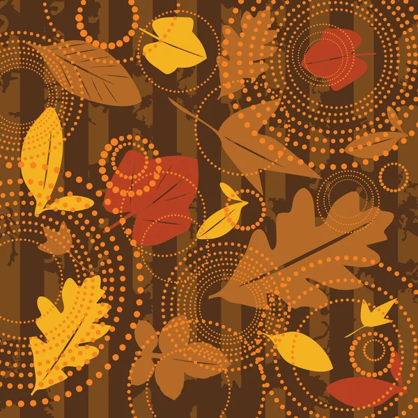 Fond d'automne sans couture — Image vectorielle