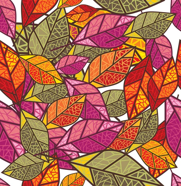 Fond d'automne sans couture — Image vectorielle