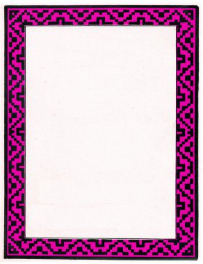 Modern moda stil sınır tasarlamak