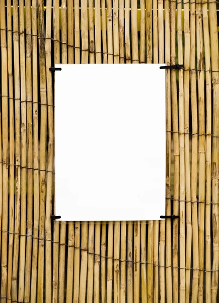 Bamboo cane background with clear space — Stock Photo, Image