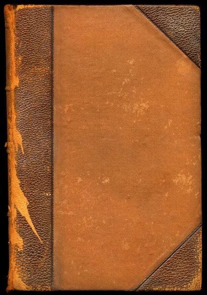 Capa de livro de couro quebrado vintage — Fotografia de Stock