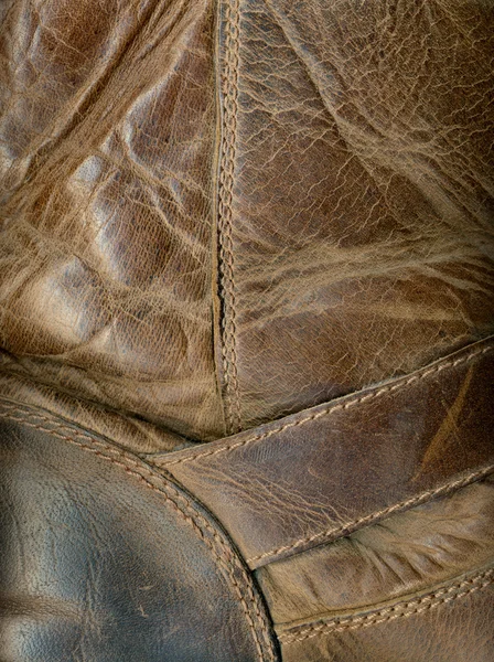 Textura de botas de couro velho — Fotografia de Stock
