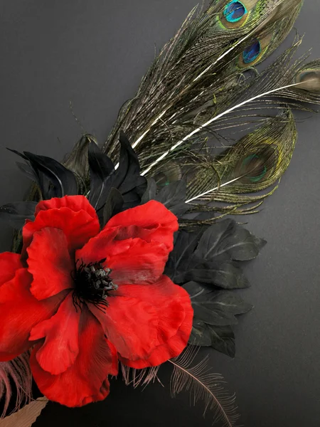 抽象的な花の美しいディスプレイ — ストック写真