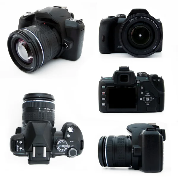 Câmera SLR digital de todos os pontos de vista — Fotografia de Stock