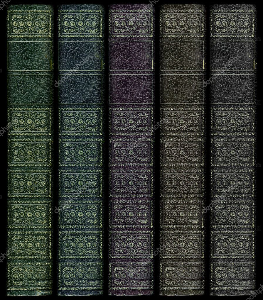old book spine texture