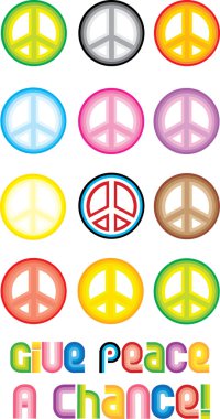 Barış sembolü - bir şans ver barış