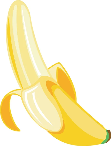 Ilustración de plátano — Vector de stock