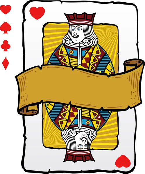 Speelkaart stijl jack illustratie — Stockvector