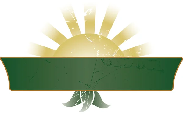 Bannière Sunshine Grunge — Image vectorielle