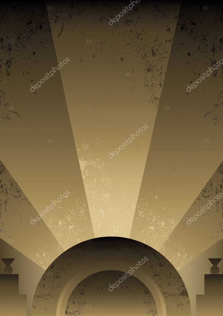 Art Deco Futurist style background design. Vector format and fully editable